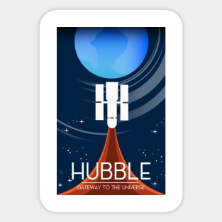 Hubble Space Telescope space art Sticker
